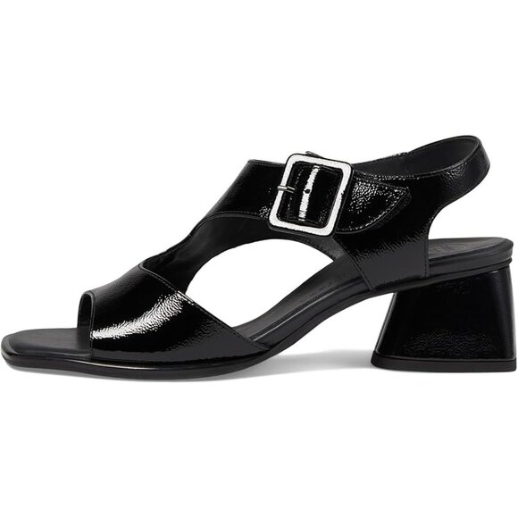 🆕PAUL GREEN Tanya Slingback Block Heel Sandal Pump Shoes 8.5 Black - Picture 2 of 15